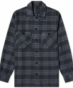 Denham Military Cannon Check Overshirt