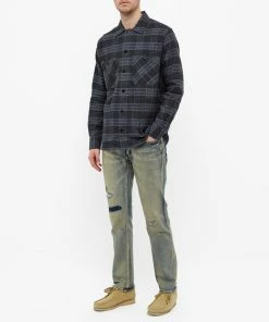 Denham Military Cannon Check Overshirt -Outlet Sweaters Store 21 10 2021 ML 01 20 10 40 041 m9 1