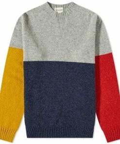 Country Of Origin Supersoft Seamless Colour Block Crew Knit
