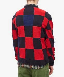 Country Of Origin Check Crew Knit -Outlet Sweaters Store 21 10 2022 jd coo 202201 nyn 8