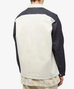 Sunnei Two Tone Overshirt 7 Sunnei Two Tone Overshirt -Outlet Sweaters Store 21 11 2022 JD CRTWXSHR011 DNM 8 1