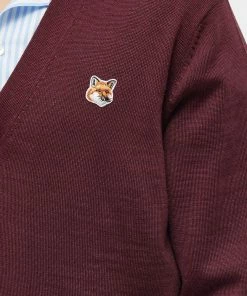 Maison Kitsune Fox Head Patch Classic Cardigan -Outlet Sweaters Store 21 11 2022 NS JM00505KT1036 P596 10 1