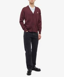 Maison Kitsune Fox Head Patch Classic Cardigan -Outlet Sweaters Store 21 11 2022 NS JM00505KT1036 P596 m9 1