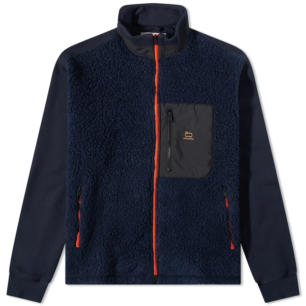 Woolrich Reversible Curly Fleece Jacket 1 Woolrich Reversible Curly Fleece Jacket