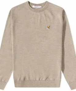 Maison Kitsune Maison Kitsuné Fox Head Patch Knit