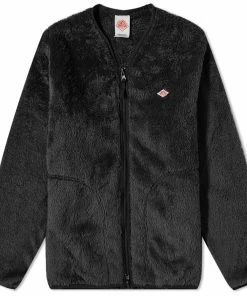 Danton High Pile Fleece V Neck Jacket