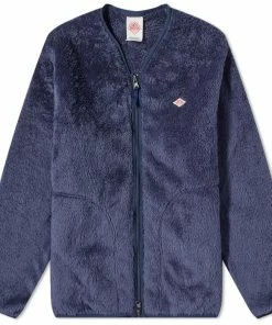 Danton High Pile Fleece V Neck Jacket