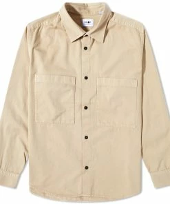 NN07 Freddy Twill Patch Pocket Shirt