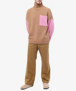 JW Anderson Patch Pocket Turtleneck Jumper 8 JW Anderson Patch Pocket Turtleneck Jumper -Outlet Sweaters Store 22 02 2023 AJ KW0441 YN0144 032 m9 1