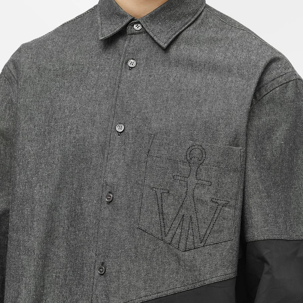 JW Anderson Two Tone Classic Fit Shirt 5 JW Anderson Two Tone Classic Fit Shirt - Image 5