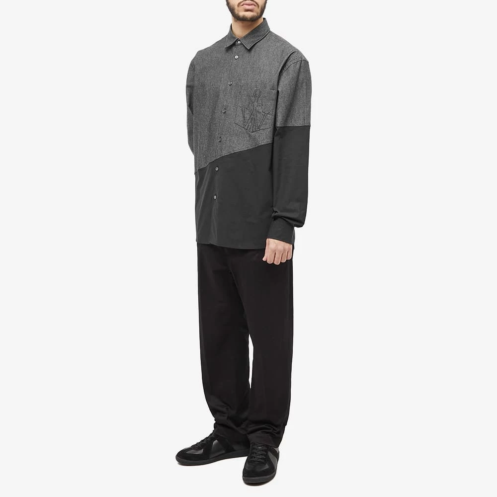 JW Anderson Two Tone Classic Fit Shirt 4 JW Anderson Two Tone Classic Fit Shirt - Image 4