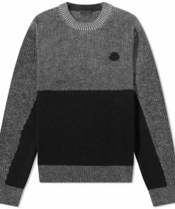 Moncler Panelled Crew Knit