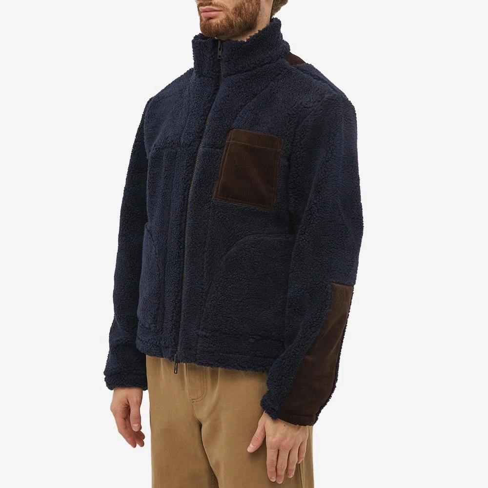 Oliver Spencer Bembridge Pile Fleece Jacket 2 Oliver Spencer Bembridge Pile Fleece Jacket - Image 2