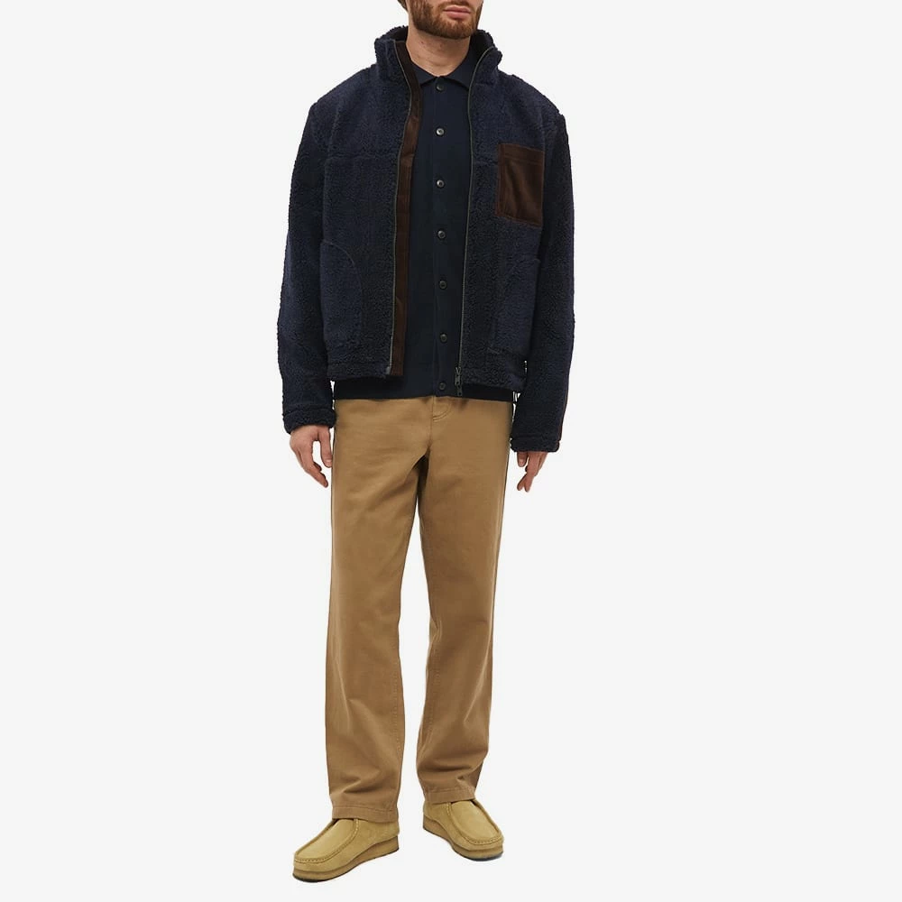 Oliver Spencer Bembridge Pile Fleece Jacket 4 Oliver Spencer Bembridge Pile Fleece Jacket - Image 4