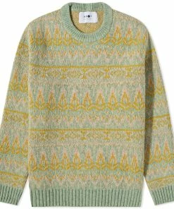 NN07 Hugo Patterned Crew Knit