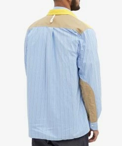 Junya Watanabe MAN Panelled Zip Overshirt -Outlet Sweaters Store 22 10 2021 TC WH B006 051 1 8 1