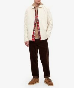 Universal Works Long Sleeve Utility Shirt -Outlet Sweaters Store 22 11 2021 EC P2542 RED m6 1