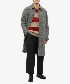 YMC Suedehead Striped Crew Knit -Outlet Sweaters Store 22 11 2022 GH P8TAC 22 m9 1
