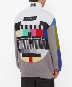 VTMNTS TV Test Card Roll-Neck Knit -Outlet Sweaters Store 23 02 2022 LL VL12KN120G 3 1