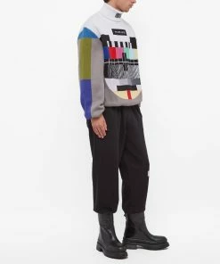 VTMNTS TV Test Card Roll-Neck Knit -Outlet Sweaters Store 23 02 2022 LL VL12KN120G m4 1