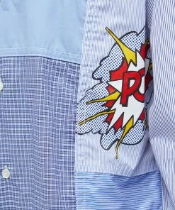 Junya Watanabe MAN X Roy Lichtenstein Mix Cotton Shirt -Outlet Sweaters Store 23 02 2023 BLR WK B003 1 10 1