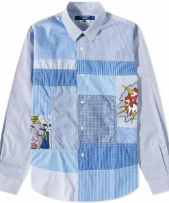 Junya Watanabe MAN X Roy Lichtenstein Mix Cotton Shirt