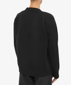 Studio Nicholson Sen Lambswool Knit Cardigan -Outlet Sweaters Store 23 08 2022 ml snm 049 blk 8