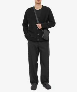 Studio Nicholson Sen Lambswool Knit Cardigan -Outlet Sweaters Store 23 08 2022 ml snm 049 blk m9