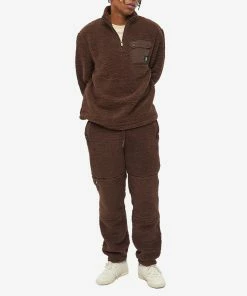 Daily Paper Nedeemo Quarter Zip Sherpa Fleece -Outlet Sweaters Store 23 09 2022 jb 2221105 m4