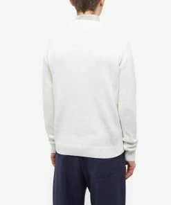 Casablanca Caza Emblem Crew Knit -Outlet Sweaters Store 23 11 2022 rm mf22 kw 215 01 8