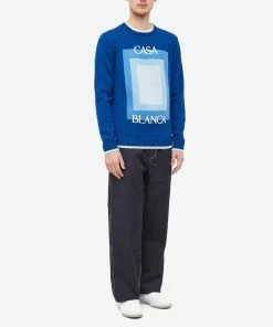 Casablanca Intarsia Logo Crew Knit 8 Casablanca Intarsia Logo Crew Knit -Outlet Sweaters Store 23 11 2022 rm mf22 kw 249 01 m9