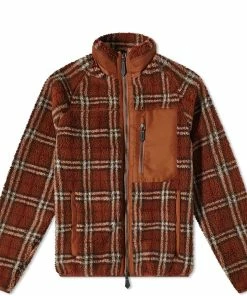 Burberry Dorian Check Fleece Jacket
