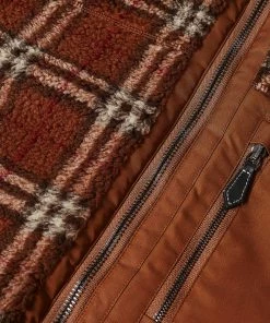 Burberry Dorian Check Fleece Jacket -Outlet Sweaters Store 24 01 2022 ML 8047868 A9011 3 1