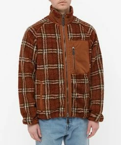 Burberry Dorian Check Fleece Jacket -Outlet Sweaters Store 24 01 2022 ML 8047868 A9011 7 1