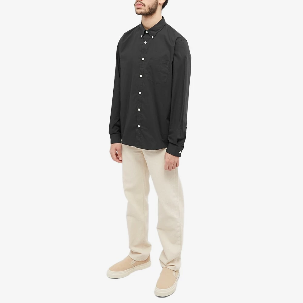 A.P.C. Edouard Logo Button Down Poplin Shirt 2 A.P.C. Edouard Logo Button Down Poplin Shirt - Image 2