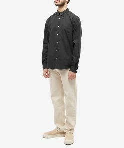 A.P.C. Edouard Logo Button Down Poplin Shirt 8 A.P.C. Edouard Logo Button Down Poplin Shirt -Outlet Sweaters Store 24 01 2023 LB COEVD H12549 LAD m9 1