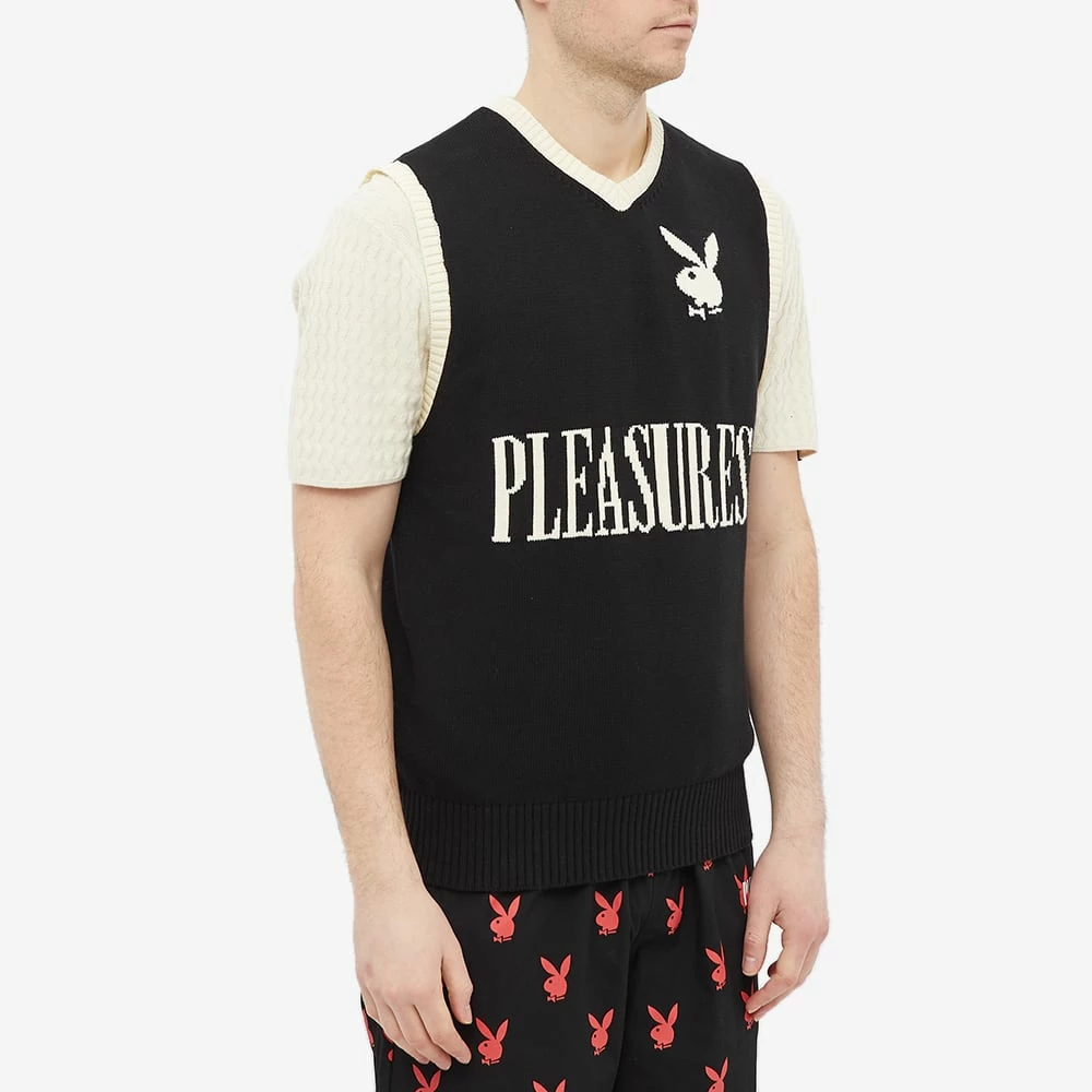 PLEASURES Playboy Knit Vest 2 PLEASURES Playboy Knit Vest - Image 2