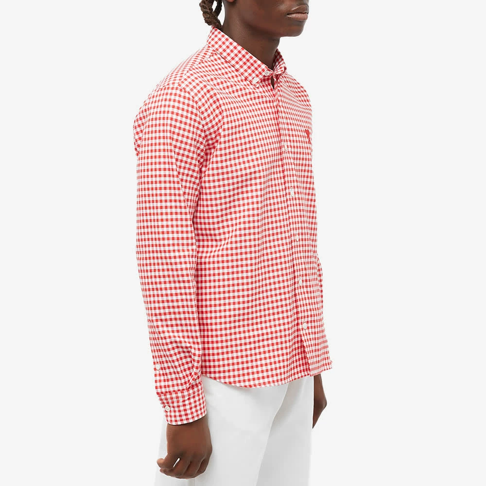 AMI Heart Gingham Button Down Oxford Shirt 2 AMI Heart Gingham Button Down Oxford Shirt - Image 2