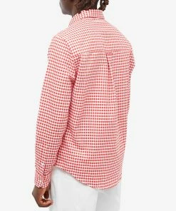 AMI Heart Gingham Button Down Oxford Shirt 7 AMI Heart Gingham Button Down Oxford Shirt -Outlet Sweaters Store 24 02 2023 JD HSH113 CO0023 682 8 1