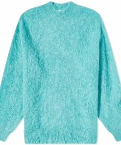 Auralee Brushed Mohair Crew Knit