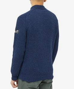 By Parra Mirrored Flag Ribbed Crew Knit -Outlet Sweaters Store 24 11 2022 SI 48431 BLE 8 1