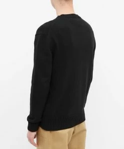 Alexander McQueen Graffiti Logo Crew Knit -Outlet Sweaters Store 25 04 2022 LL 626454Q1WZL 1006 3 1