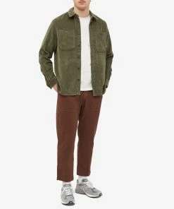 Hikerdelic Swiss Army Corduroy Overshirt -Outlet Sweaters Store 25 11 2022 JA HKD SWS ARM OS KH m9 1