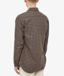 Oliver Spencer Brook Check Shirt -Outlet Sweaters Store 25 11 22 rl osms162 tra01mul 8