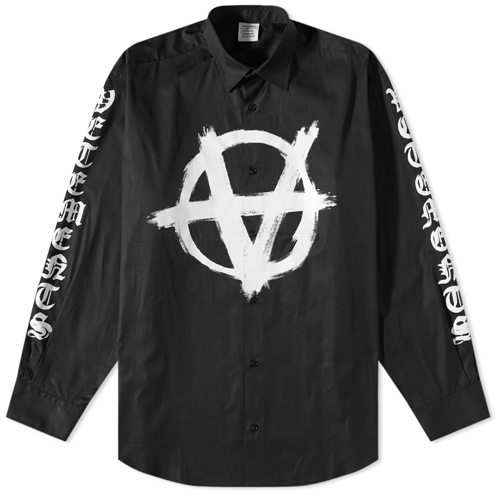 VETEMENTS Double Anarchy Shirt 1 VETEMENTS Double Anarchy Shirt