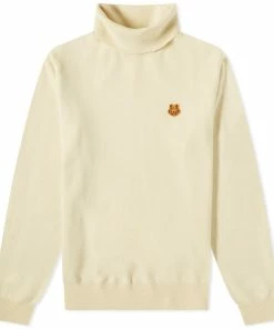 Kenzo Tiger Crest Roll Neck Knit