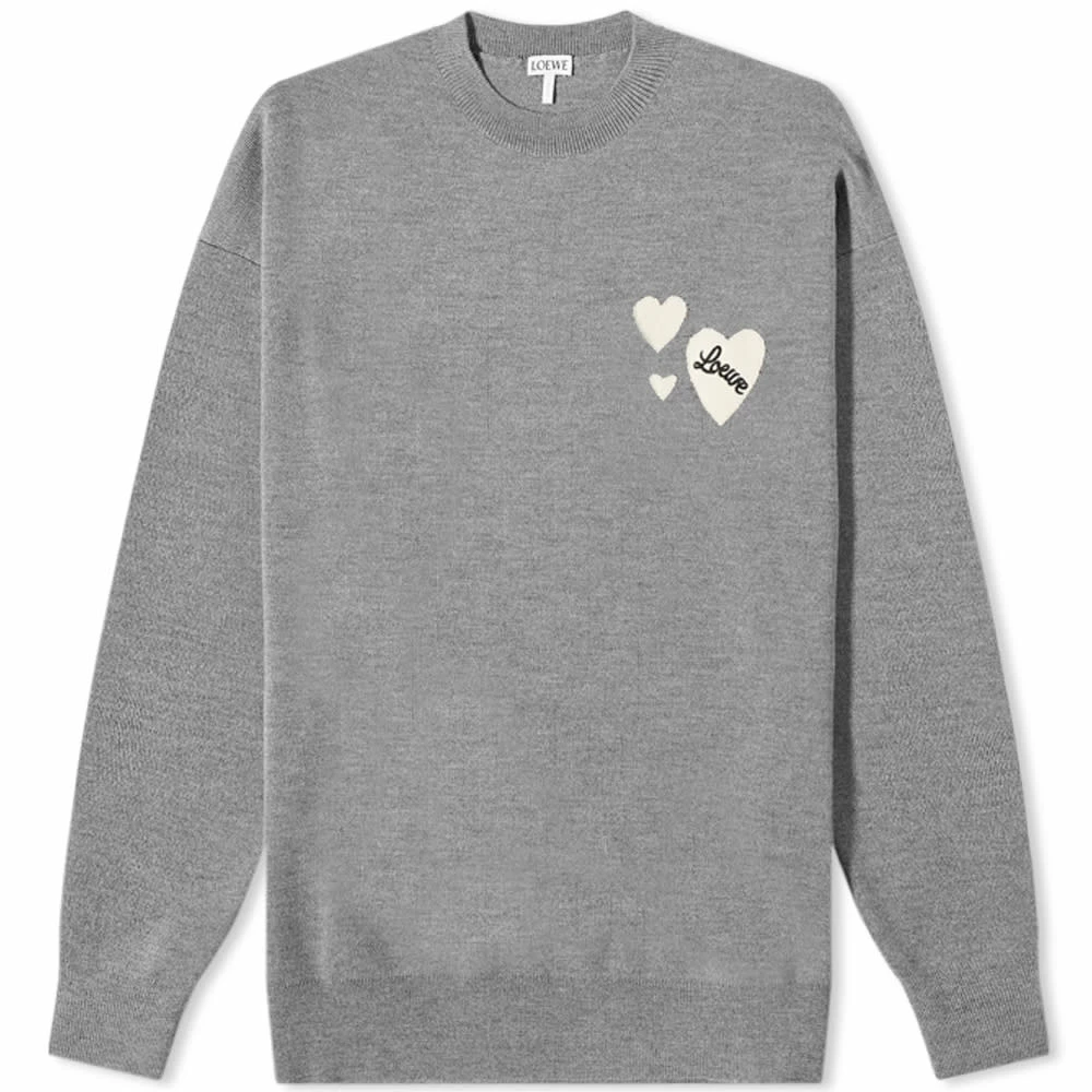 Loewe Loewe Heart Crew Knit 1 Loewe Loewe Heart Crew Knit