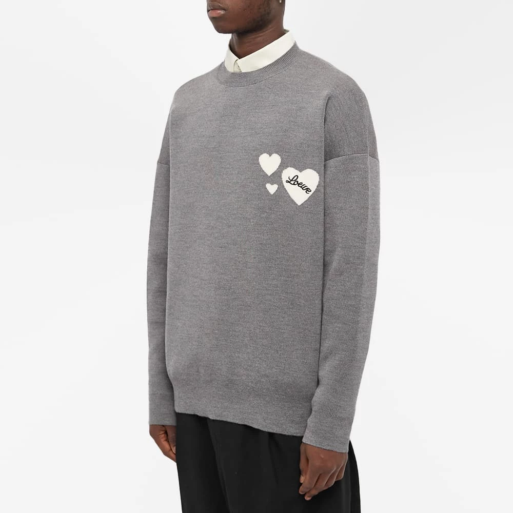 Loewe Loewe Heart Crew Knit 2 Loewe Loewe Heart Crew Knit - Image 2