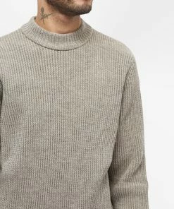 S.N.S. Herning Fender II Rib Crew Knit -Outlet Sweaters Store 26 10 2022 GH 722 00R U3681 10 1