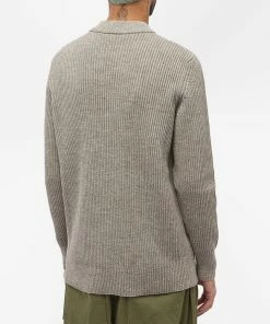 S.N.S. Herning Fender II Rib Crew Knit -Outlet Sweaters Store 26 10 2022 GH 722 00R U3681 8 1